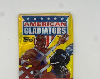 AMERICAN GLADIATOR CARDS - Topps8 Glossy Cards