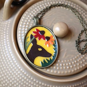 Large Doe Pendant | Necklace | Cottage Core Accessory