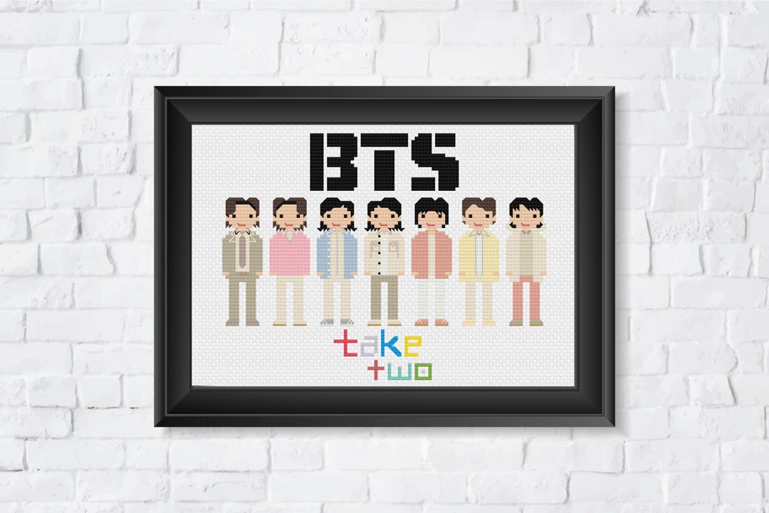 BTS - Take Two - PDF Cross Stitch Pattern - Etsy