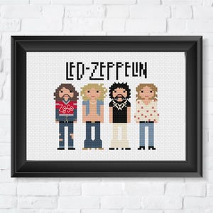 Led Zeppelin - PDF Cross Stitch Pattern