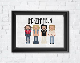 Led Zeppelin Cross Stitch Pattern - Etsy