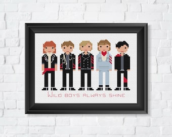 Duran Duran Cross Stitch Pattern - Etsy