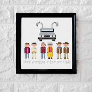 Back to the Future - PDF Cross Stitch Pattern
