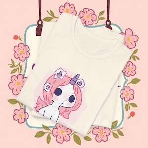 Purple Monster T-Shirt, Monstar Series 004,Cute Unicorn Tee,Kawaii,Funny Graphic Shirt,Pastel,shinjuku,shibuya,street style,Twinkle Boom,