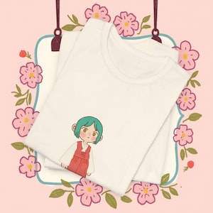 Pastel Girl Korean Hanbok T-shirt,Traditional Clothing Tshirt,Unisex T-Shirt,Korean Fashion Top,Soft Tee,Cute Graphic Tee,Comfortable Shirt