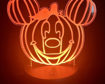 Disney Inspired Halloween Lights, Spooky Nightlight, Halloween Decor