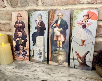 Stretching Room Portraits, Haunted Mansion Sign, Disney Lover Gifts, Wood Decor