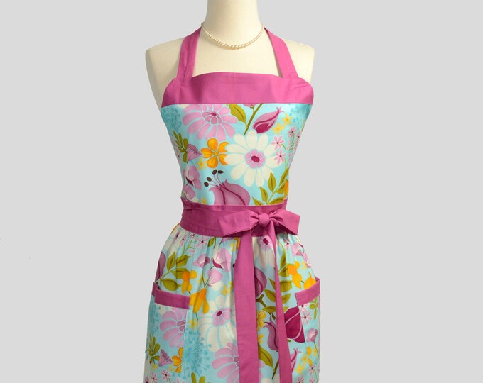 Retro Vintage Bib Apron / Personalize Apron for the Perfect Etsy