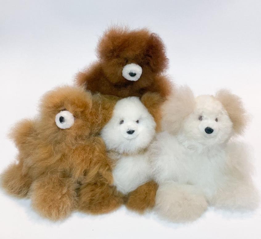 m 新品 Linociel テディベア ボアベスト アルパカ F ☆レザーベルト付☆【MaxMara】アルパカカシミア テディケープ (Max