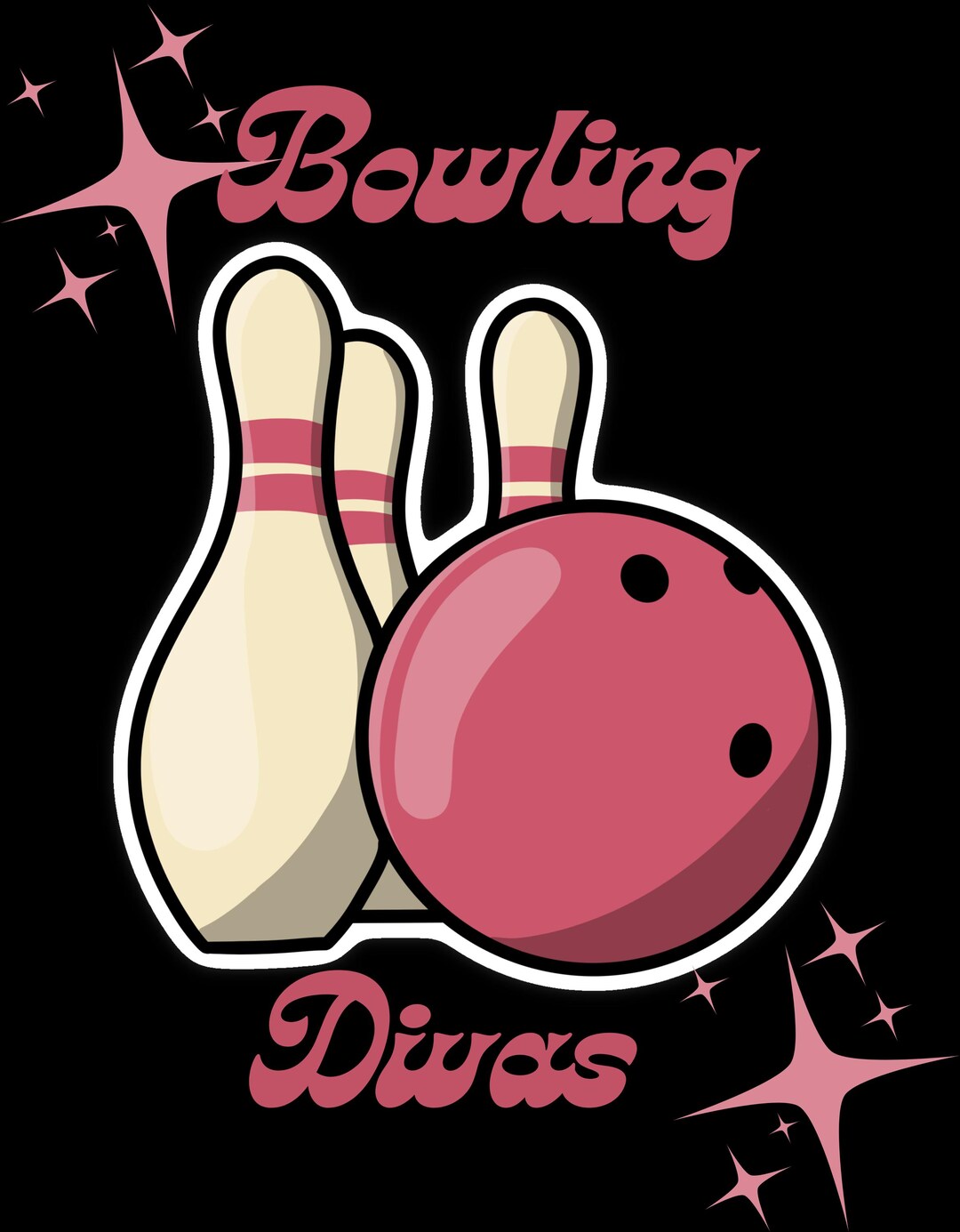 T-Shirt unisex Bowling Diva