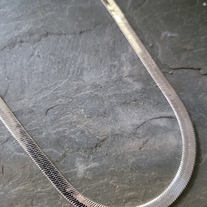Sterling Silver Flat Herringbone Chain