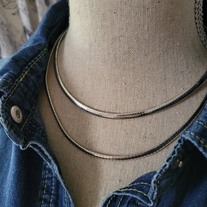 Wide Italian Sterling Silver Flat Chain