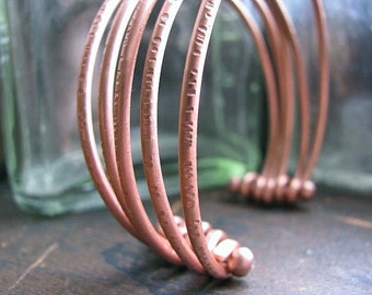 Copper Bangle Bracelet