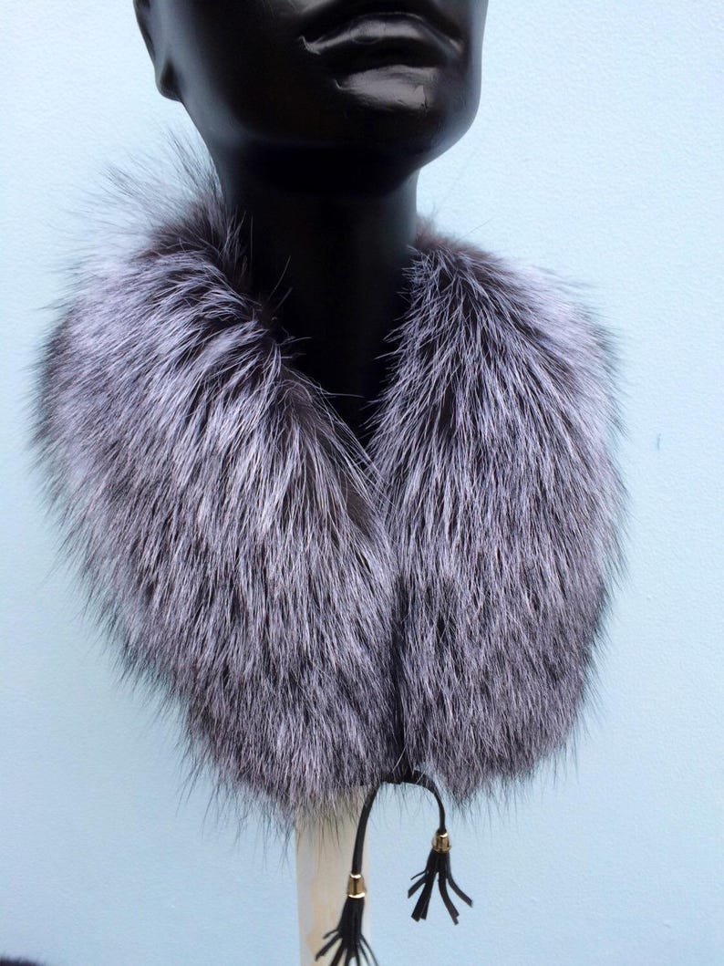 Fluffy Women Faux Fur Scarf - Long Winter Neck Warmer - Like Real Fur