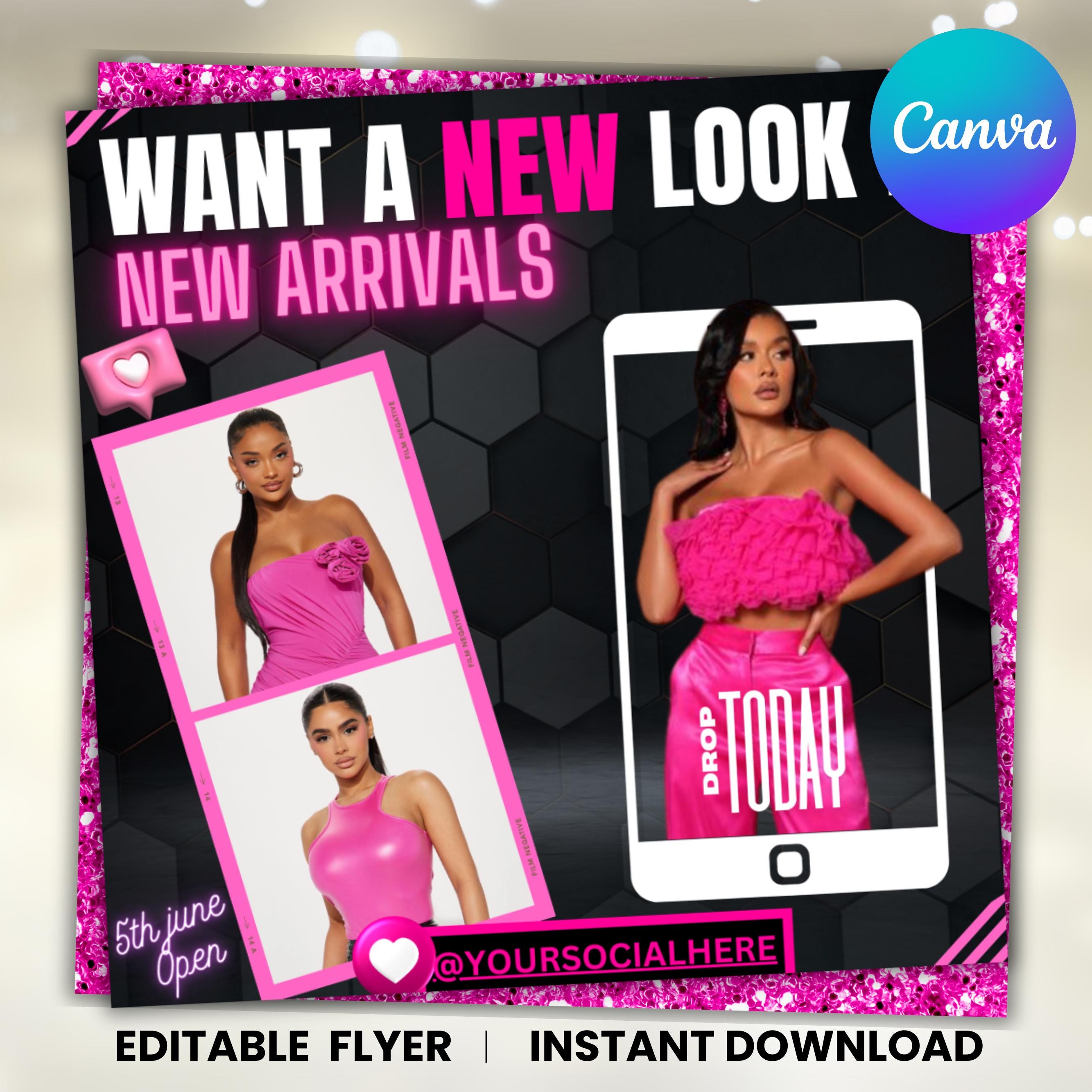 New Arrival Flyer Template: Editable Collection Alert (canva) - Etsy