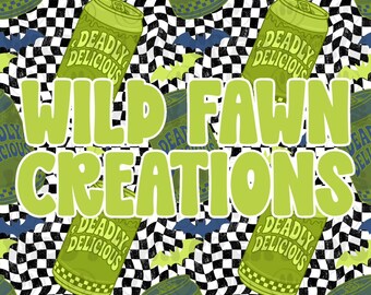 Deadly Delicious Soda Can Halloween Seamless Pattern