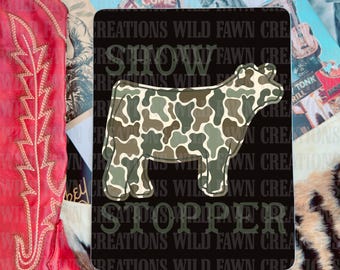 Show Stopper Camo Show Steer Digital Design