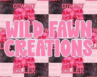 Cowboy Killer Seamless Pattern | Western Digital Paper