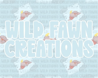Sleeping Elephant Seamless Pattern | Cartoon Character Digital Paper