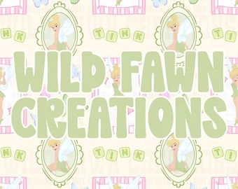 Pixie Seamless Pattern | Cartoon Character Digital Paper