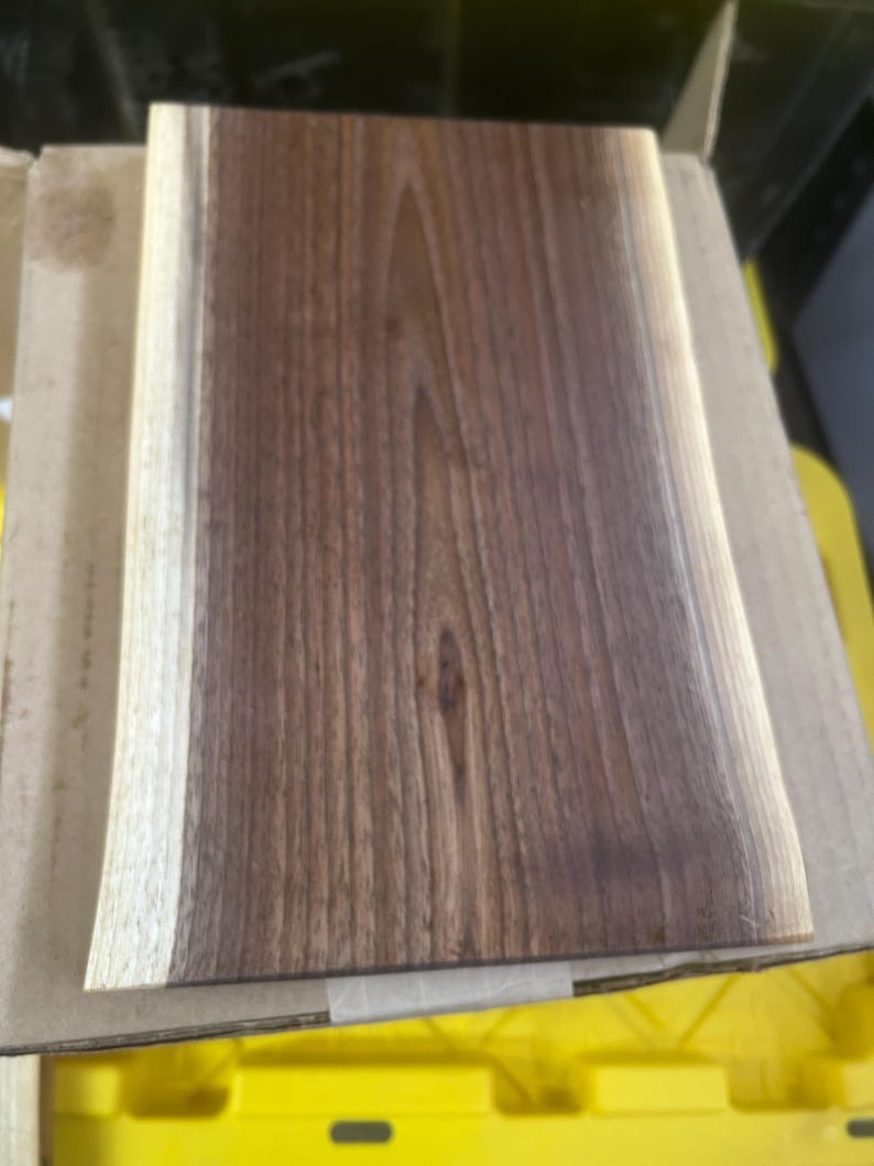 Live Edge Black Walnut Cutting Board | Charcuterie Board | Serving Tray | Solid One-Piece image 5