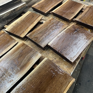 Live Edge Black Walnut Cutting Board | Charcuterie Board | Serving Tray | Solid One-Piece image 3