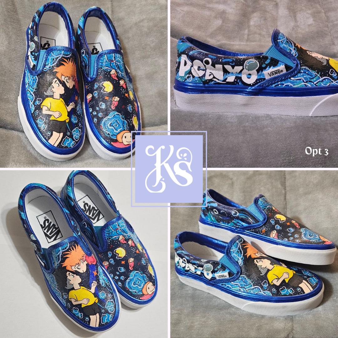 わたなべ様【オーダー受付中】ハンドペイントVANS カスタムオーダー専用 カスタムハンドペイントVans：オーダーメイドのパーソナライズシューズ