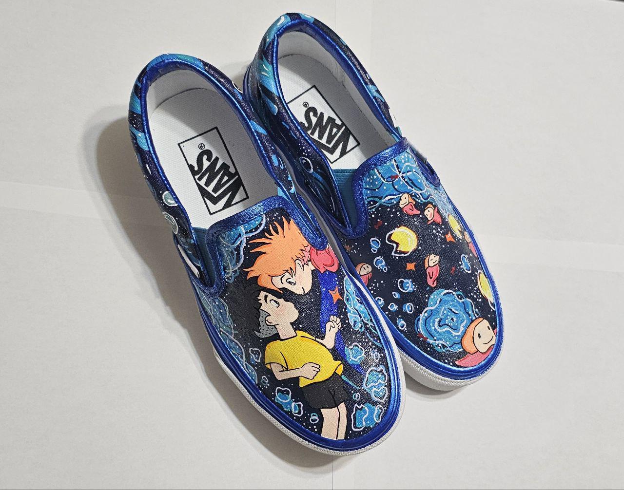 わたなべ様【オーダー受付中】ハンドペイントVANS カスタムオーダー専用 カスタムハンドペイントVans：オーダーメイドのパーソナライズシューズ