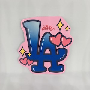 Pegatina kawaii de Los Ángeles