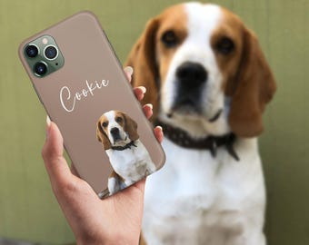 Custom Pet Portrait Phone Case: Personalized Dog or Cat Photo Gift