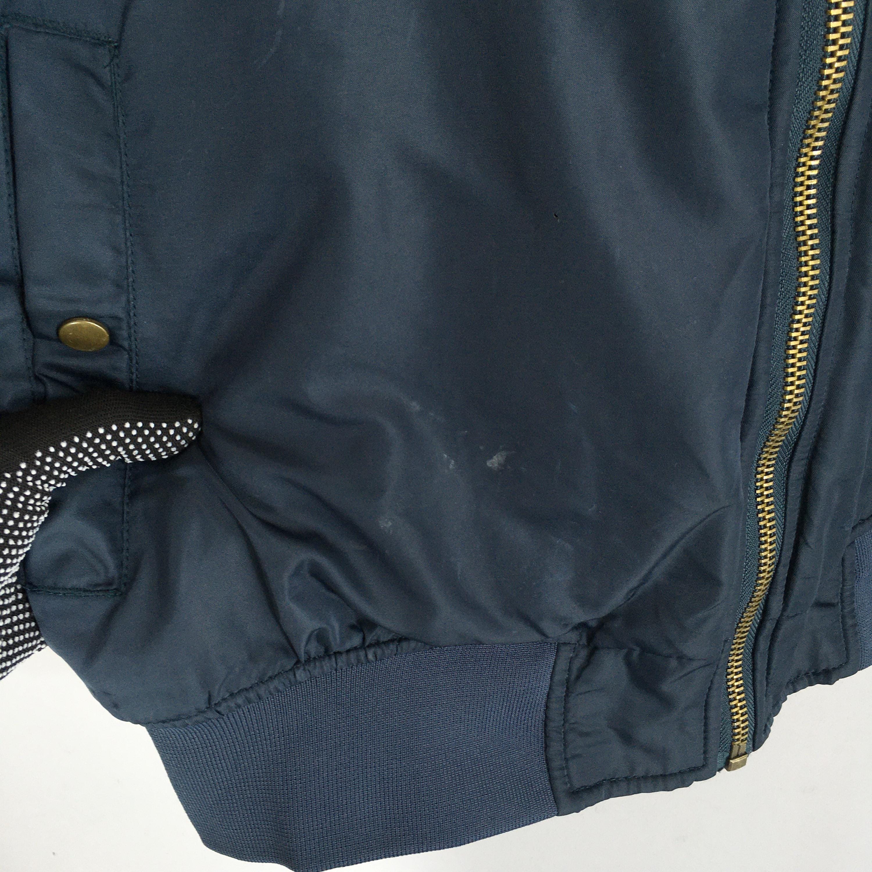 Vintage 90s Captain Wevic Usaf MA-1 Bomber Flight Jacket