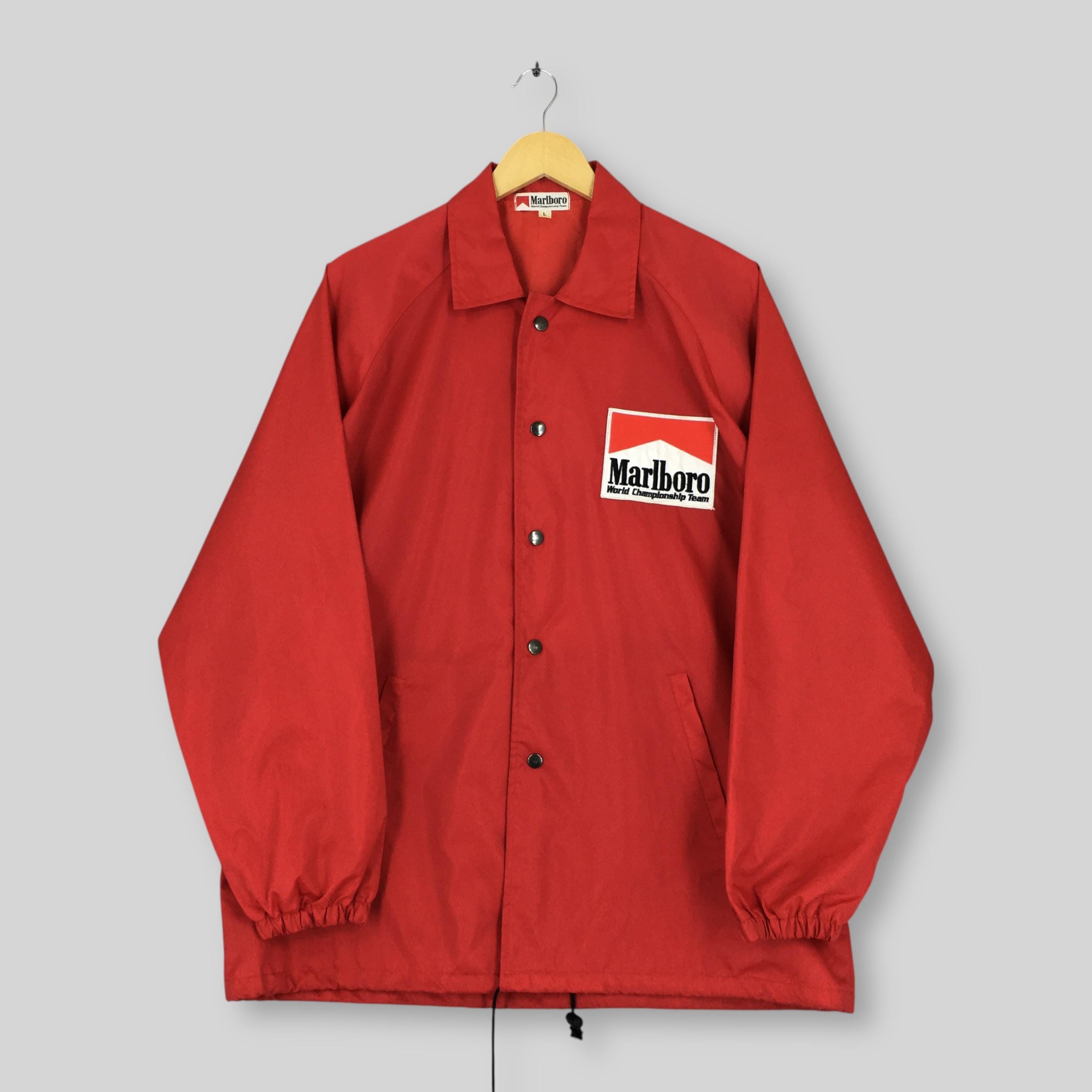 Vintage 90s Marlboro World Championship Team Button Jacket