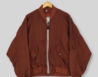 Vintage L-2 Light Flying Flight Bomber Jacket Green B-17