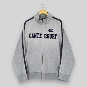 Vintage Canterbury Of New Zealand Zipper Rugby Sweater XLarge Canterbury CCC Embroidery Logo Pullover Canterbury New Zealand Jumper Size XL
