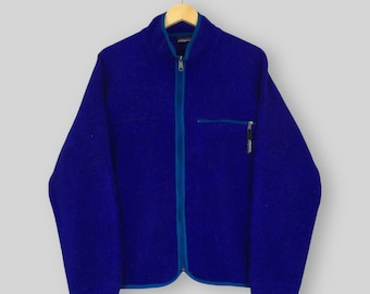 Vintage Patagonia Polartec Zipper Sweater Medium Patagonia Zip Up Fleece Pullover Patagonia Outdoor Wear Warmer Zipper Jacket Size M