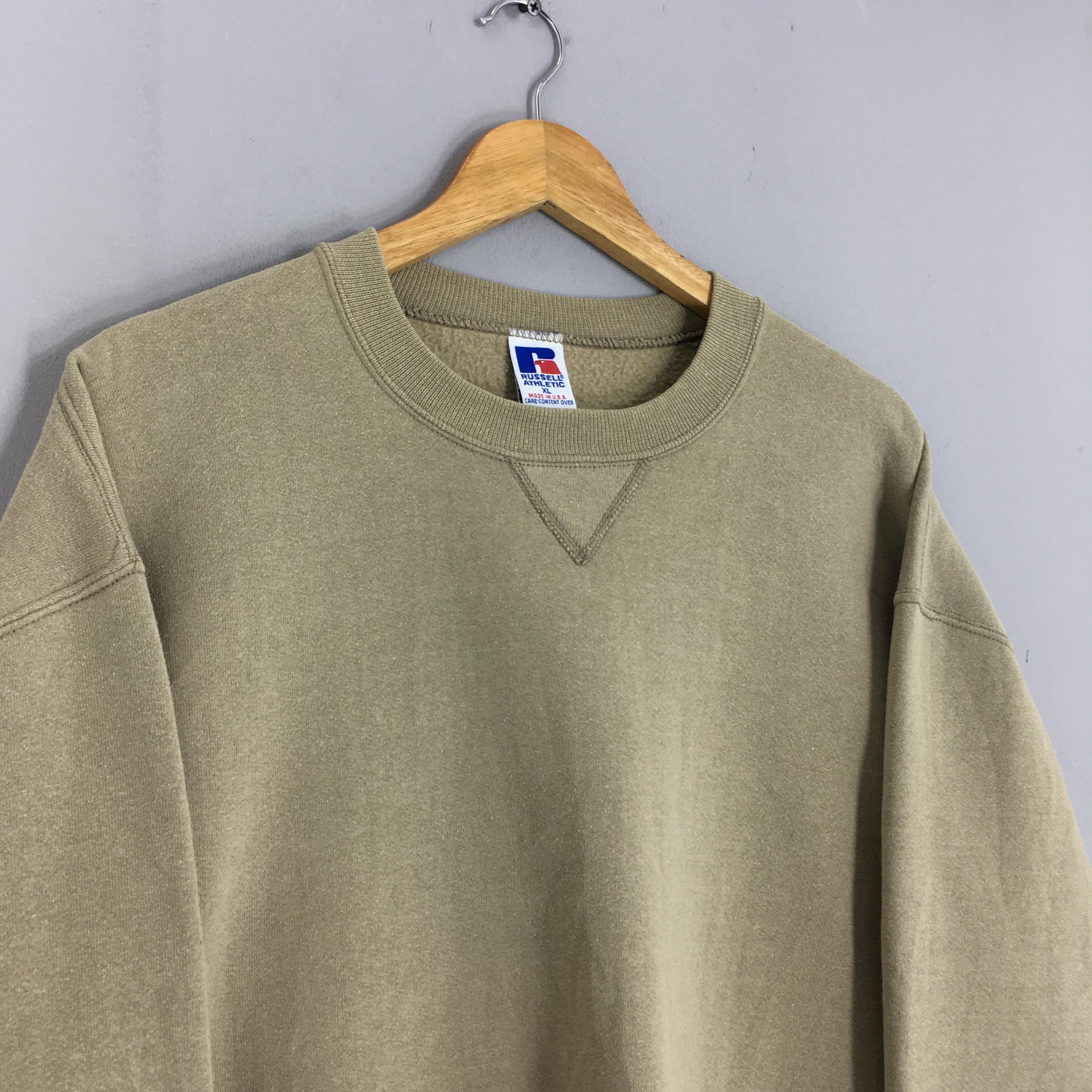 Vintage 90s Russell Athletic Brown Sweatshirt Xlarge Russell