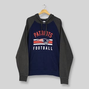 Vintage New England Patriots NFL Hoodie Sweater XLarge New England Patriots Football Jumper Patriots American Football Sweatshirt Size XL