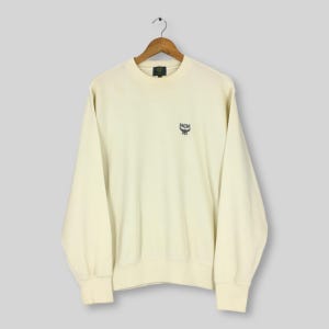 Vintage MCM Mode Creation Munchen Sweatshirt Large Mcm Embroidered Logo Sweater Mcm Over The Counter Jumper Mcm Crewneck Size L