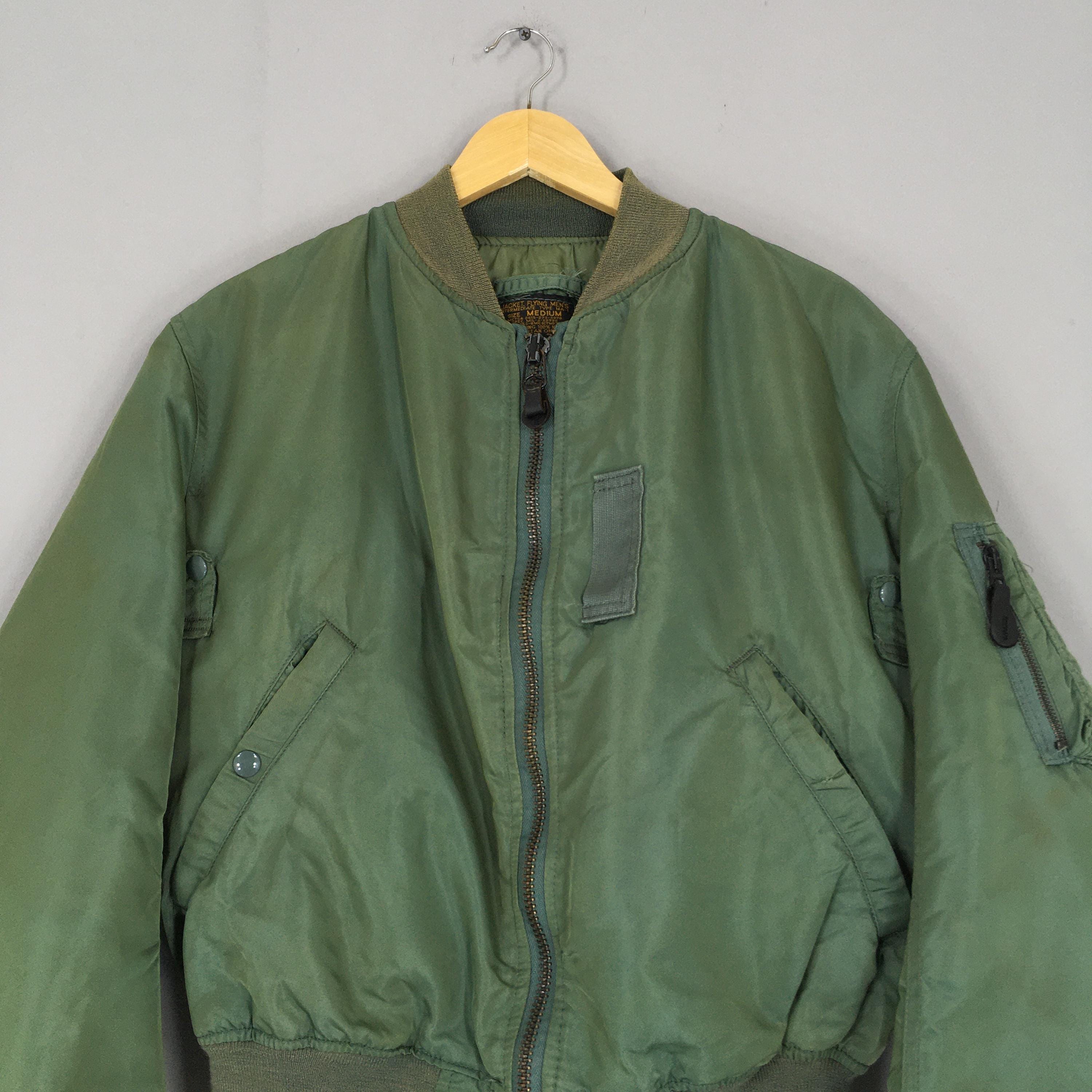 Vintage 90s Alpha Industries Usaf MA-1 Bomber Flight Jacket