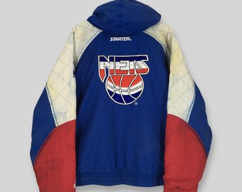 Original 90s New Jersey Nets Champion Jacket Brooklyn Nets Jacket