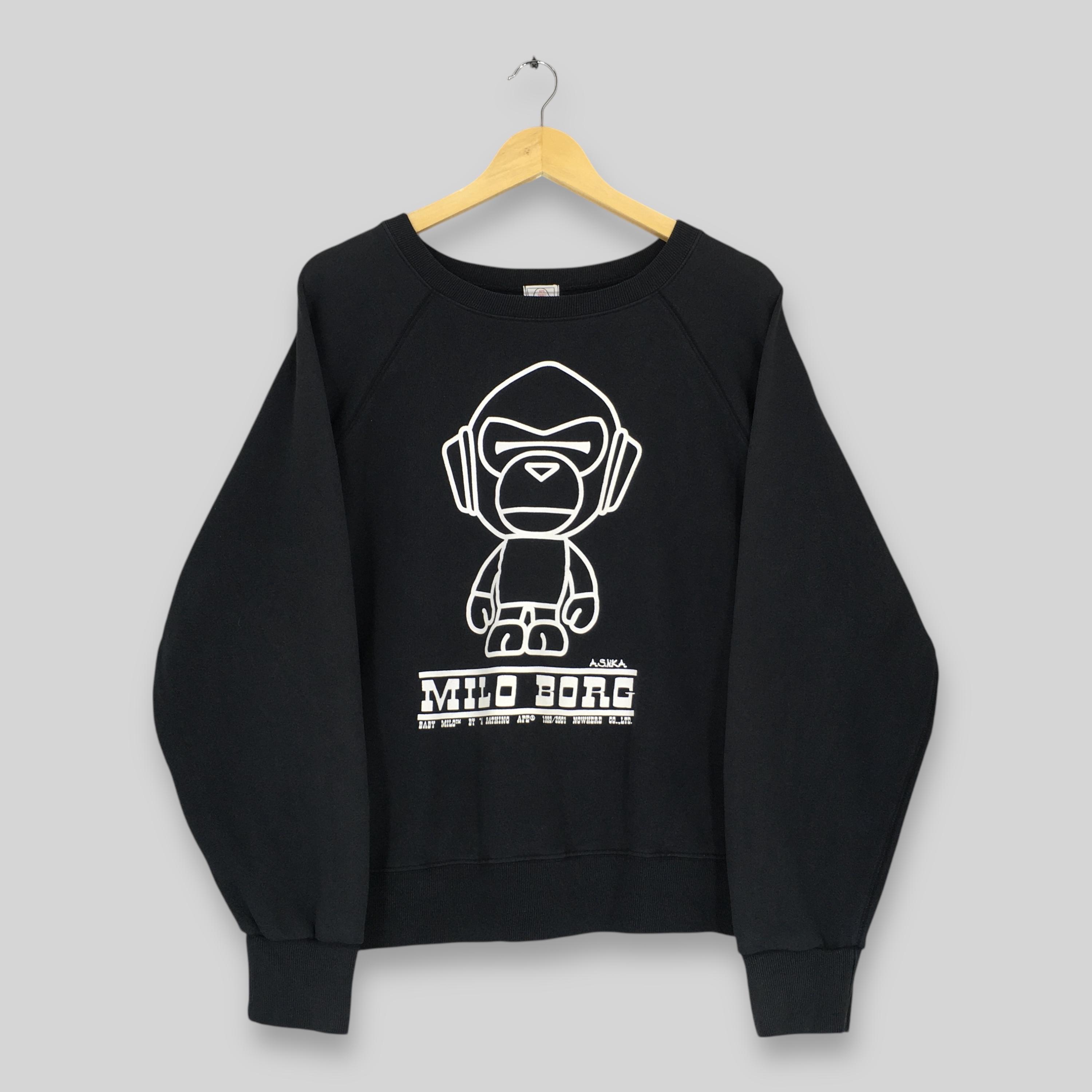 Vintage Y2K BABY MILO Milo Borg A Bathing Ape BAPE