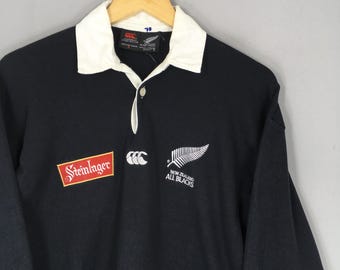 Vintage 90s Steinlager All Blacks Canterbury of New Zealand