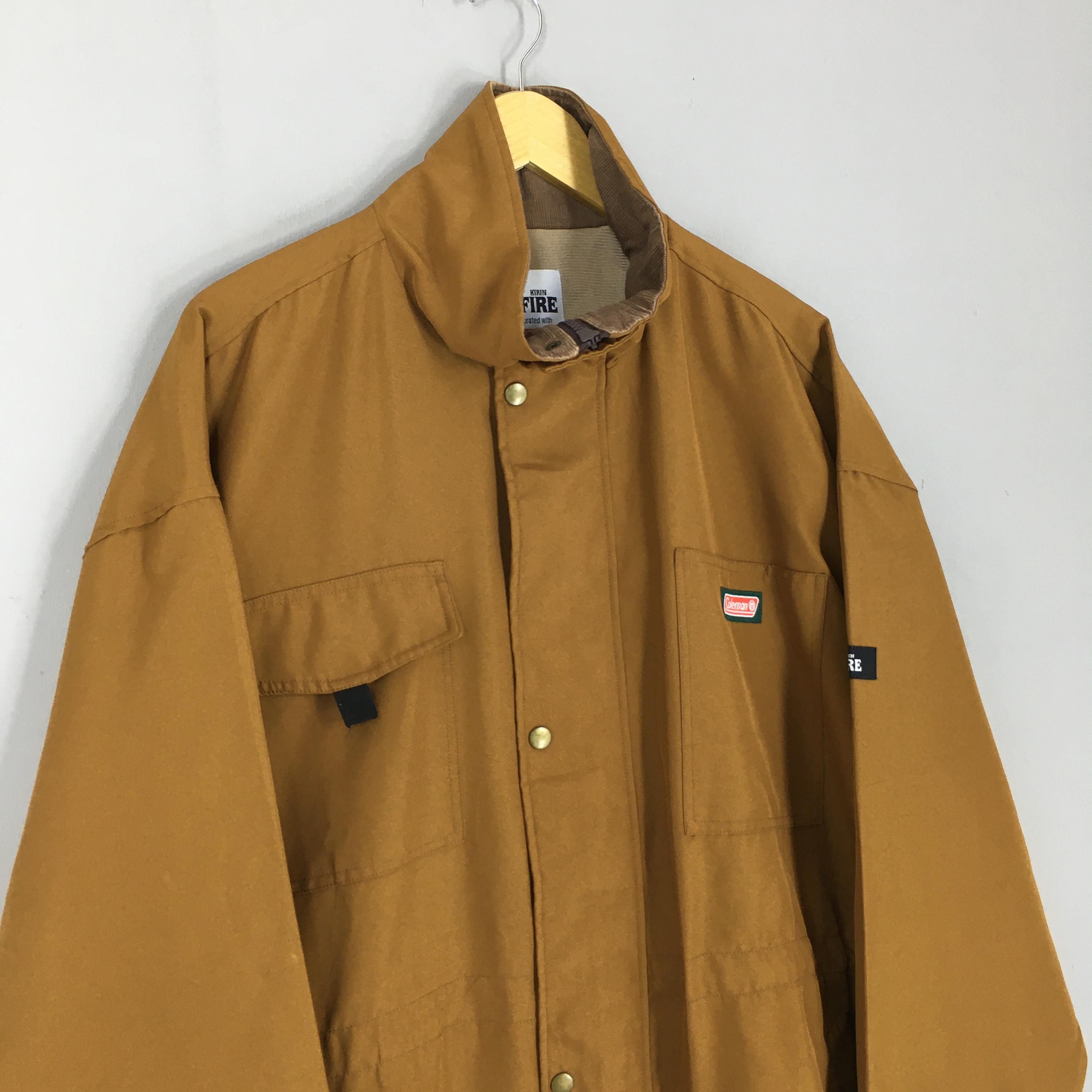 Vintage Kirin Fire Japan X Coleman Outdoor Jacket Xlarge Coleman