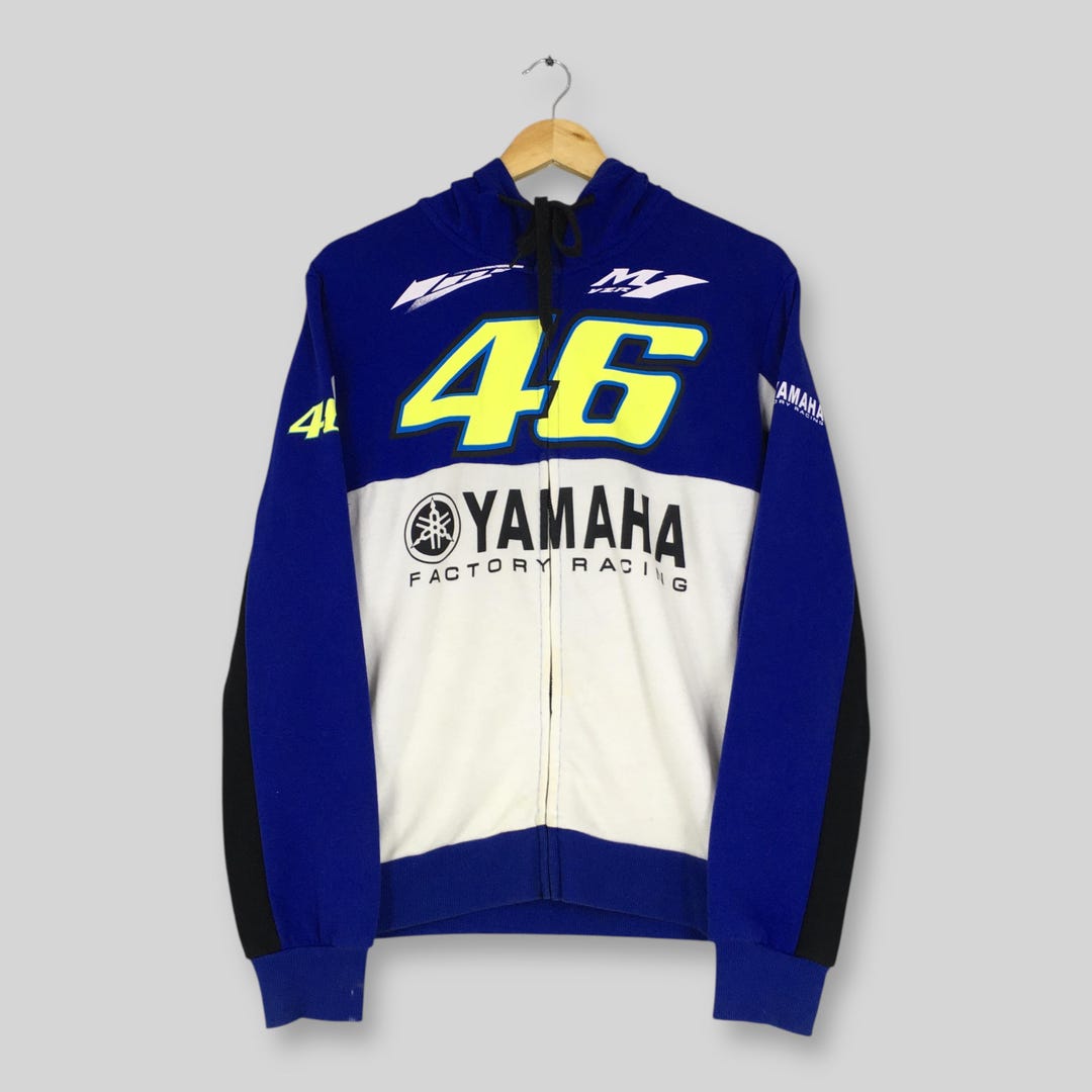 全国送料無料 Yamaha 46 Vintage Racing Medium Sweatshirt Hoodie Team バイクウェア・装備