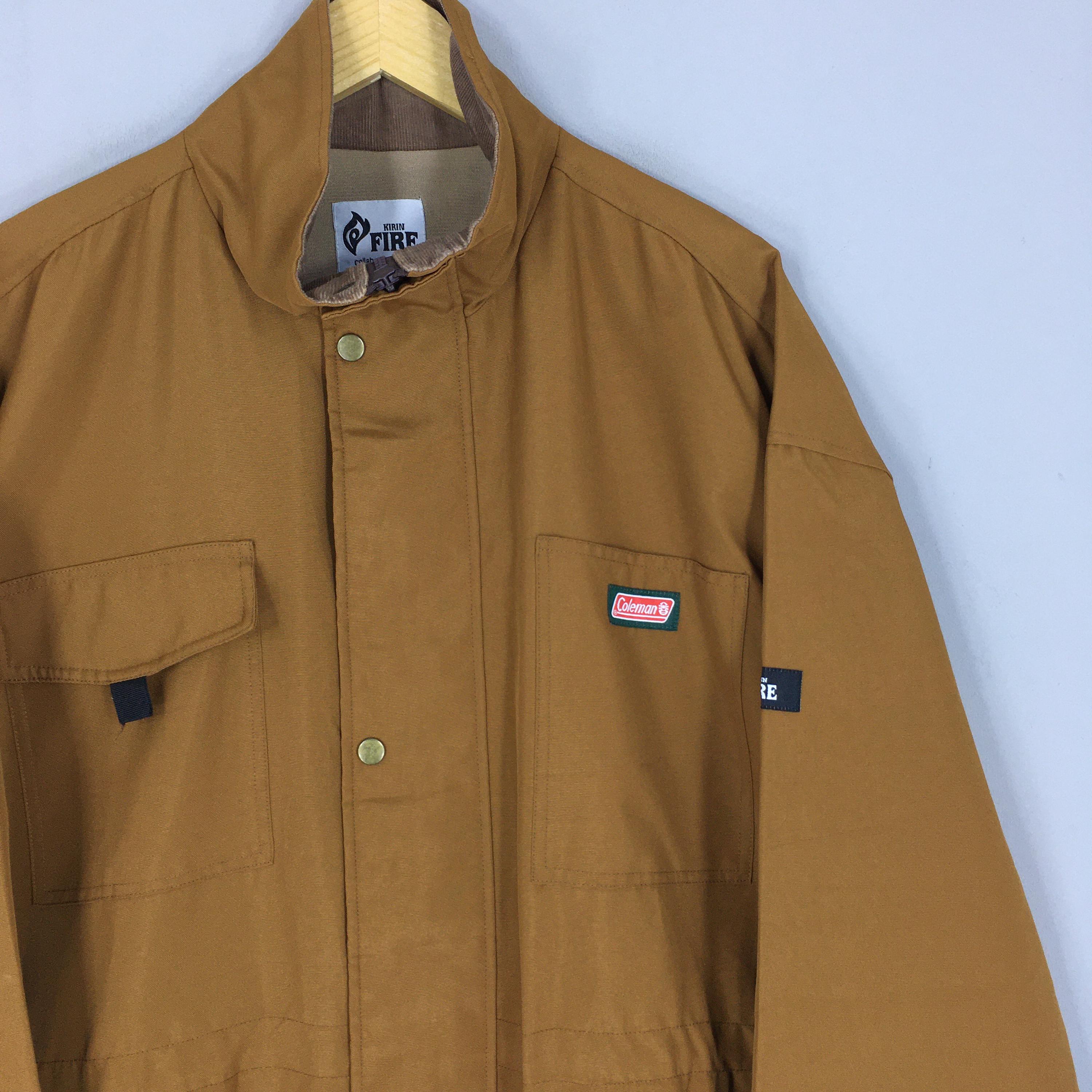 ジャケット・アウター Kirin Vintage Kirin Fire Japan X Coleman Outdoor Jacket Xlarge Coleman