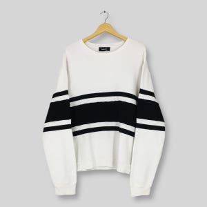 Vintage Diesel Industry Sweatshirt Medium Diesel Only The Brave Mohawk Crewneck Diesel Industry Jumper Diesel Spell Out Boxy Sweater Size M