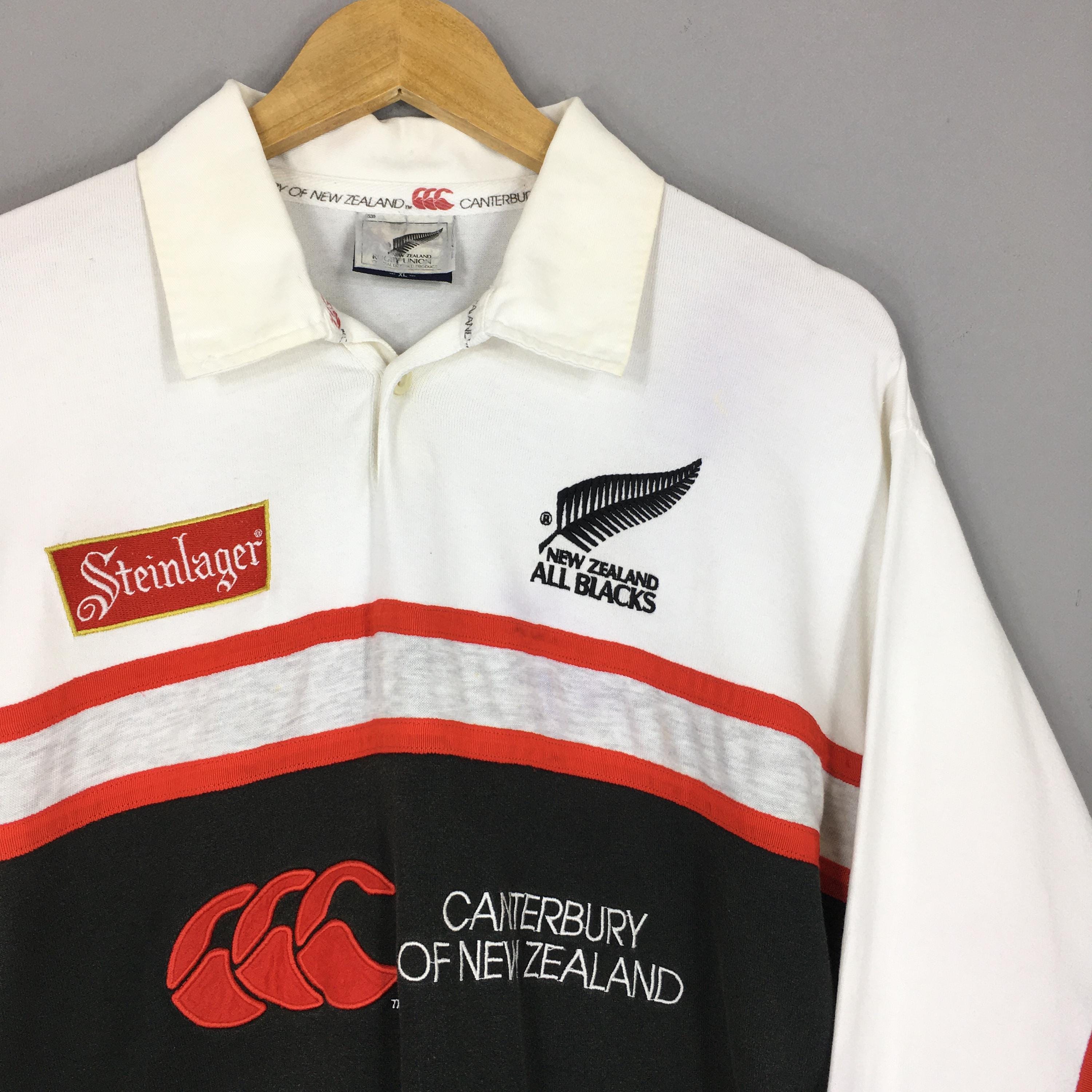 オールブラックス　Canterbury 90's L New Zealand All Blacks 90s Canterbury Steinlager vintage