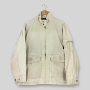 Vintage Woolrich Outdoor Zipper Parka Jacket Medium 90s Woolrich Outdoor Two Pockets Jacket Woolrich Outfitters Army Style Jacket Size M