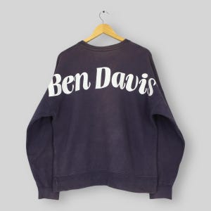 Vintage Ben Davis San Francisco Faded Sweatshirt Medium Ben Davis San Francisco Spell Out Logo Sweater Ben Davis Streetwear Crewneck Size M