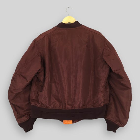 RARE Vintage 90s Alpha Industries Usaf MA-1 Bomber Flight Jacket